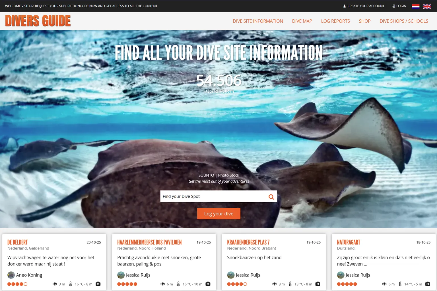 diversguide website