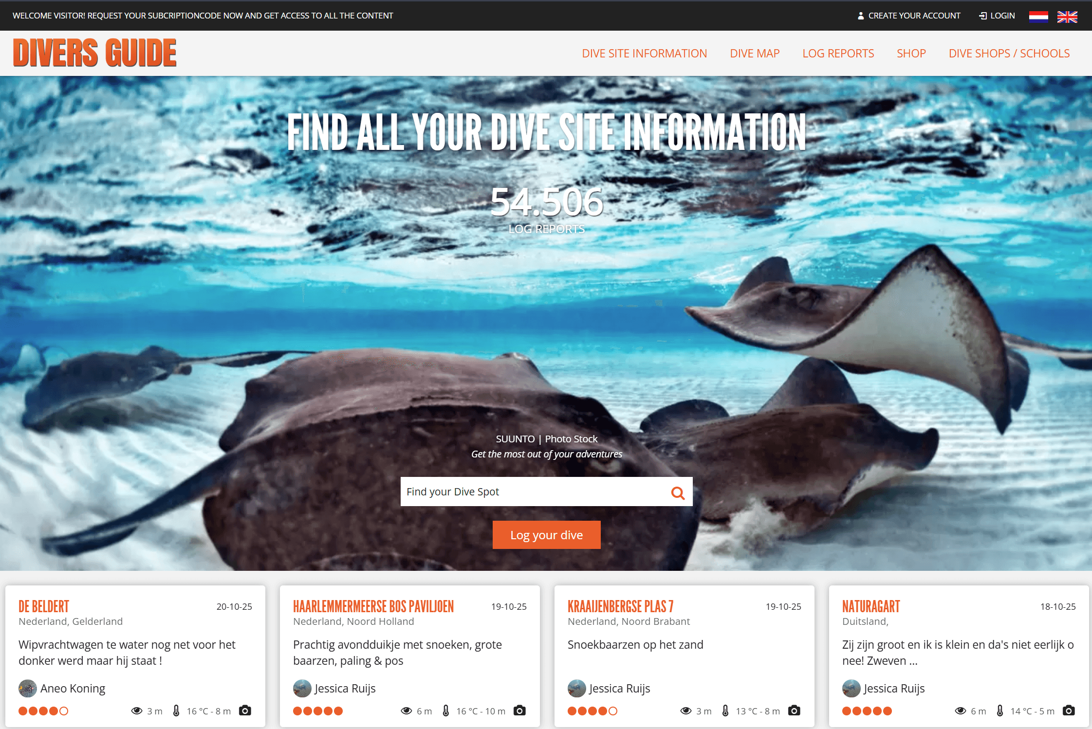 Comprehensive Diving Platform